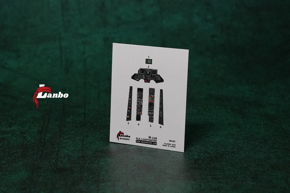 

Lanbo Models 48183 Кабина с 3D-печатью J-11B для TRUMPETER 1:48