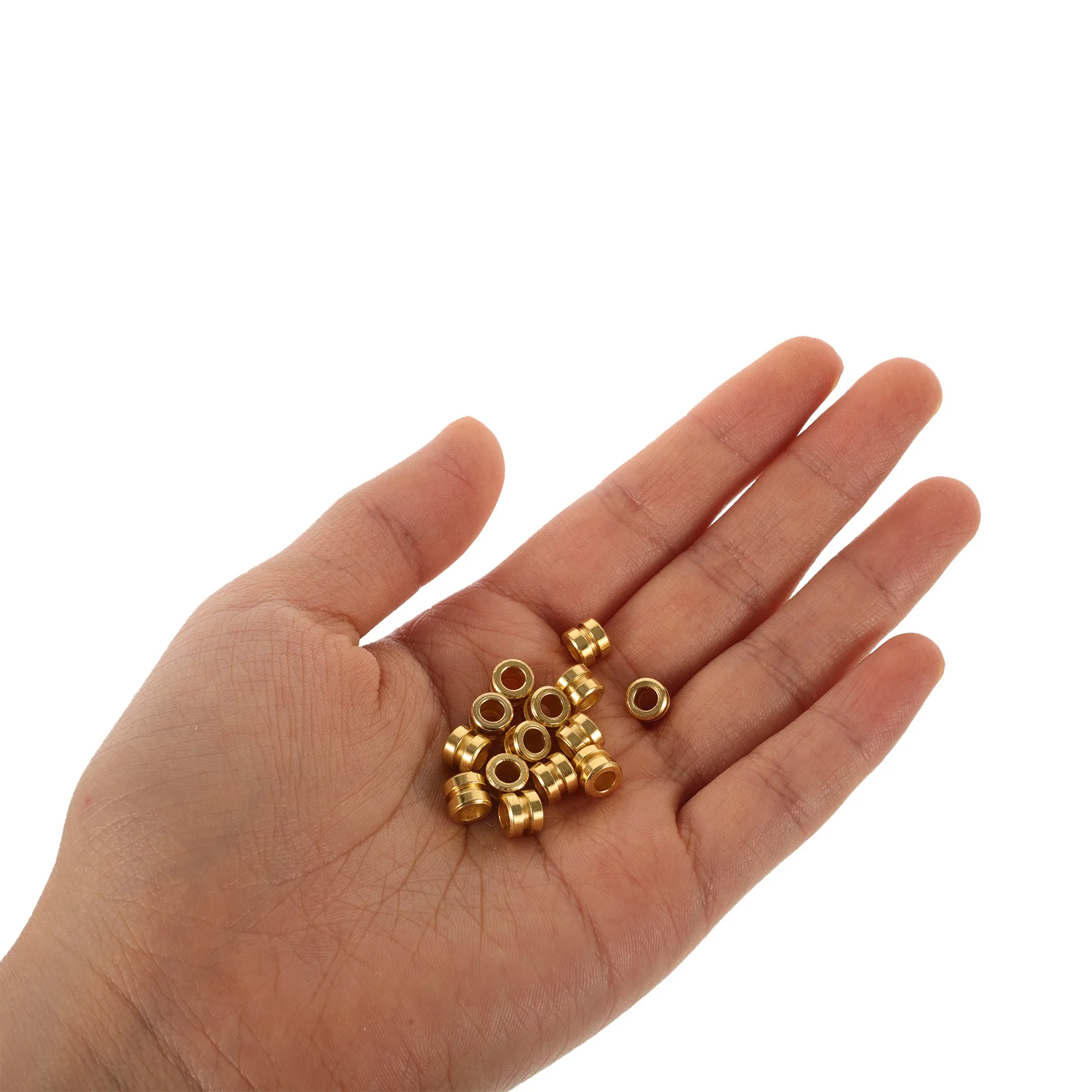 

20Pcs Guitar Accessory Metal String Beads for Improved String Response and Smoothness Guitar Accessories Metal Tail Parts