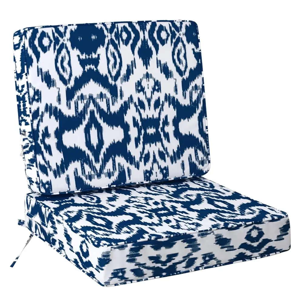 

24X24 Outdoor Cushions Patio Furniture Cushion Set, Deep Seat Patio Chair Cushion & Foam Ba Cushion, Outside Couch Sofa