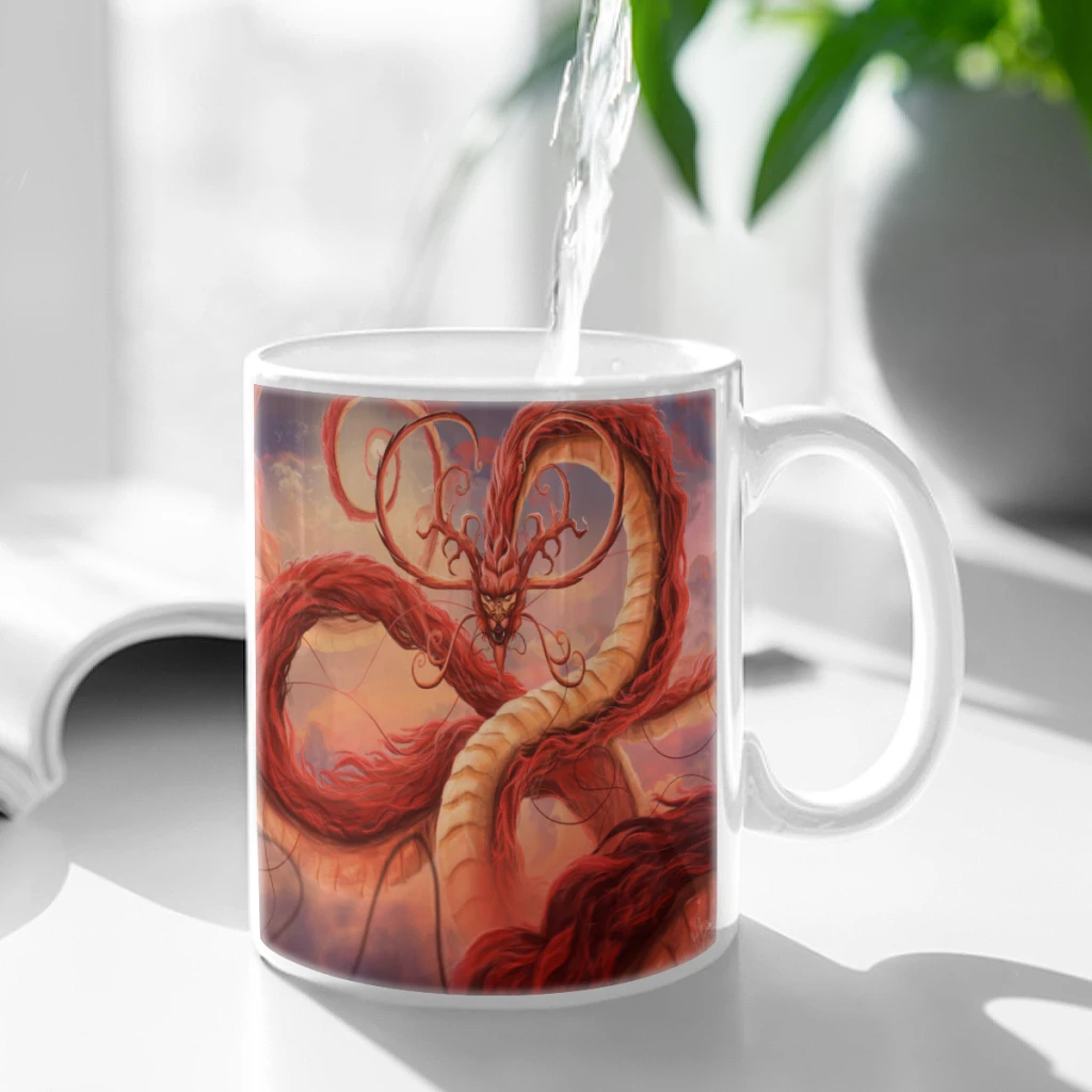 Nordic Fantasy Dragon Coffee Mug Custom Tea Cup Black Milk Beer Mugs Lovers Friends Gifts