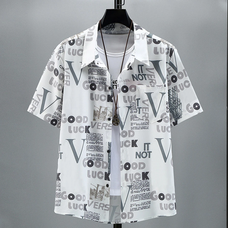 11XL Plus Size Quick Drying Shirt Men Summer Hawaiian Shirt Fashion Casual Streetwear Beach Shirt Male Summer Tops Big Size 11XL