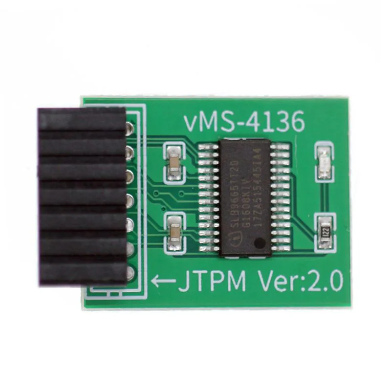 【Verbraucher-Liebling!】2X TPM 2.0 Verschlüsselung Sicherheitsmodul Remote Card LPC-14PIN Modul 14Pin LPC für MSI TPM2.0 LPC 14 Pin Secur