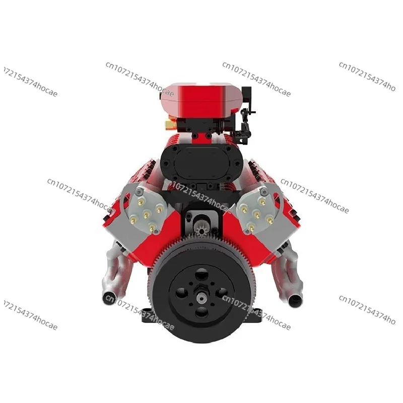 Methanol Fuel Engine Model Kits with Supercharger DIY Assembly Model Engine Kit for RC Car