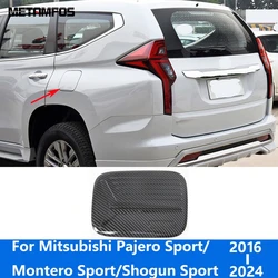 For Mitsubishi Pajero/Montero/Shogun Sport 2016-2023 2024 Chrome Fuel Tank Cap Oil Filler Cover Trim Accessories Car Styling