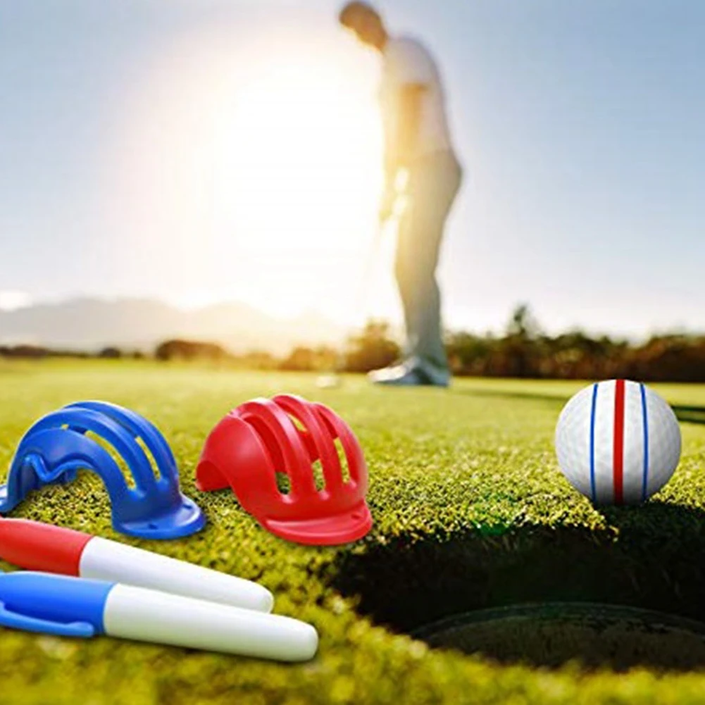 

5 Pcs Golf Ball Line Marker Liner and 4 Golf Ball Marker Pen
