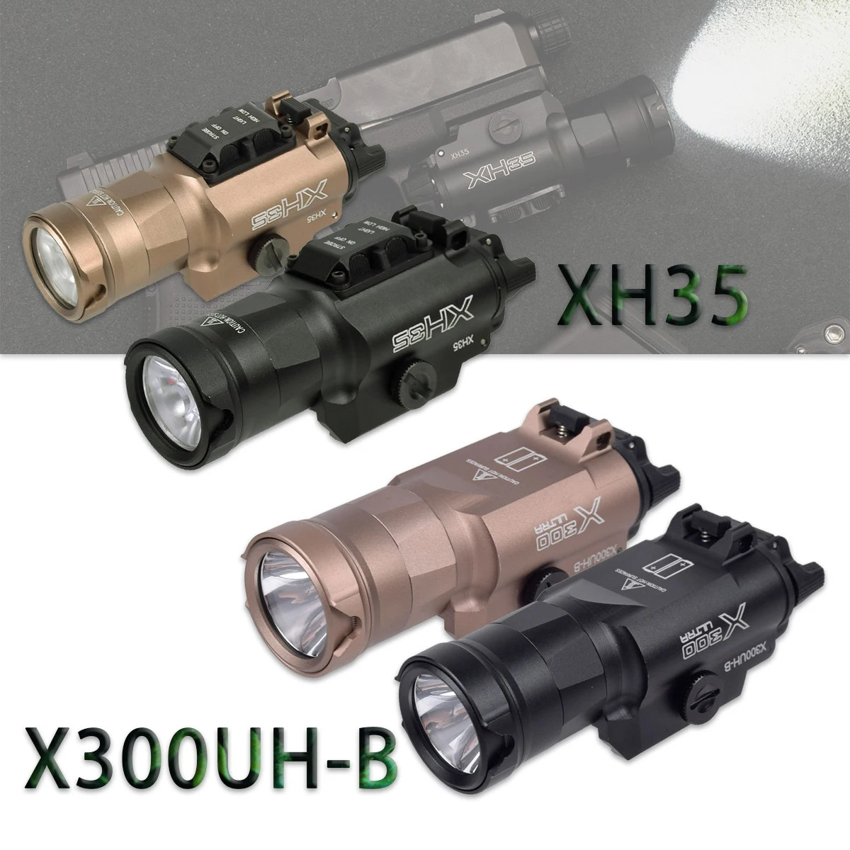 Surefire X300 X300U Ultra X300V XH35 Flashlight Airsoft Weapon Pistol Gun Strobe Light With Upgrade Remote Dual Function Switch