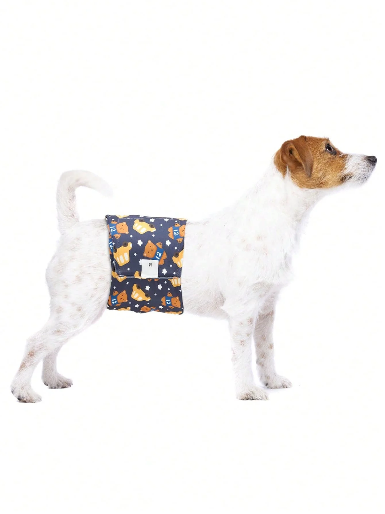 3pcs Male Dog Diapers Reusable Fashion Wraps Doggie Diapers Washable Dog Belly Bands for Male Dogs view 3