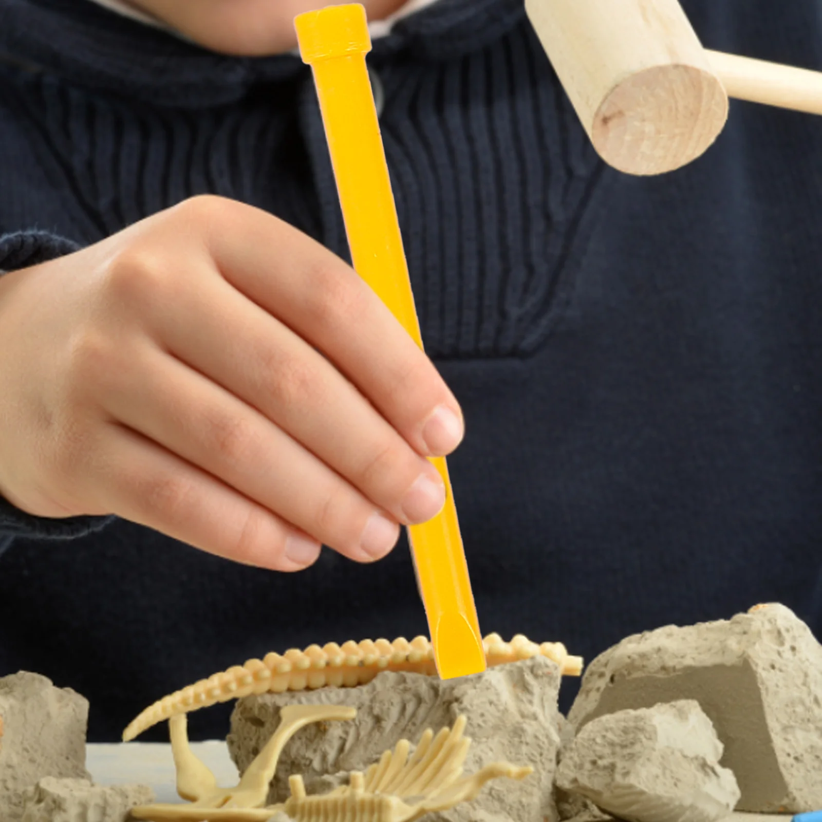 

21 шт., набор инструментов для копания, детский набор для раскопок для драгоценных камней, кристаллов, образовательная наука, открытие, имитация археологии