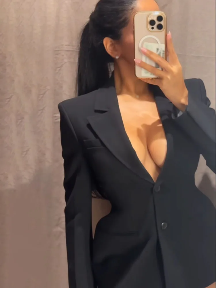 

HH Woman Early Spring Fashion Long Sleeves Lapel Slim Blazer+simple High Waist Trousers Female Casual Commuting Two Piece Set