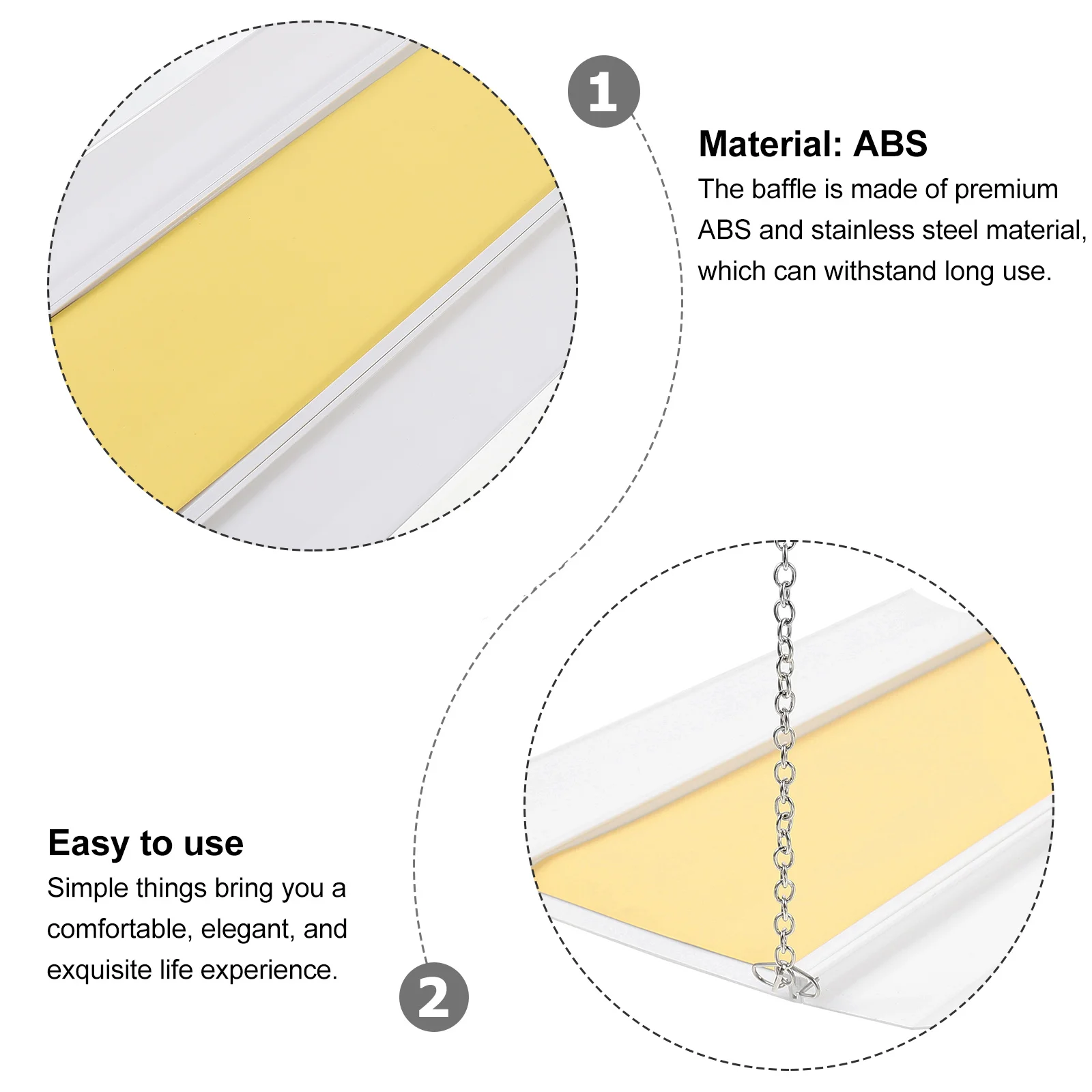 1 قطعة مكيف الهواء اتجاه الرياح يربك قسط ABS الفولاذ المقاوم للصدأ مكافحة انتفخ الزجاج الأمامي منحرف الهواء تنفيس كلبشة