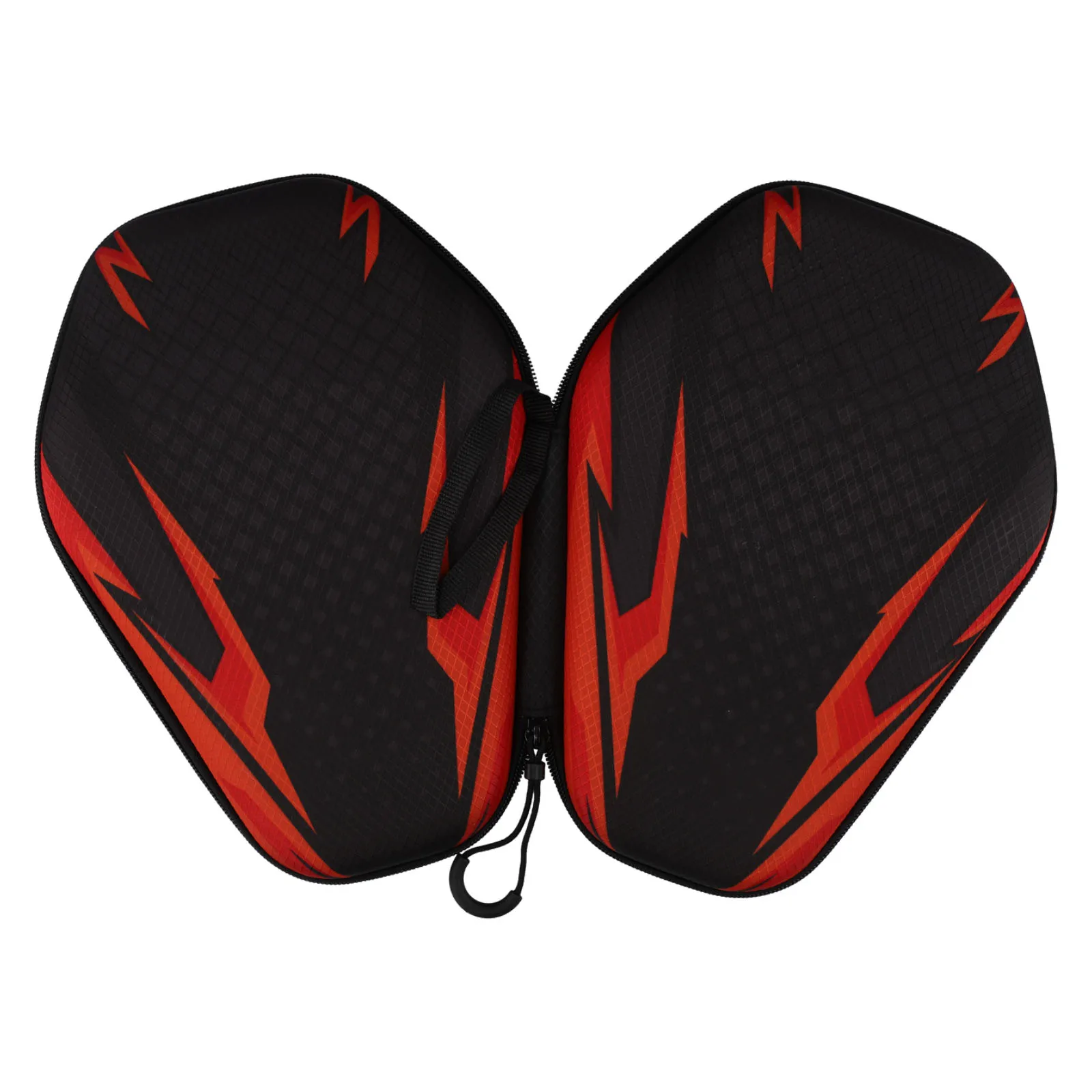 EVA Hard Shell Table Tennis Paddle Bag with Elastic Band Fixing Inside and Carry Strap for Storage and Easy Transport