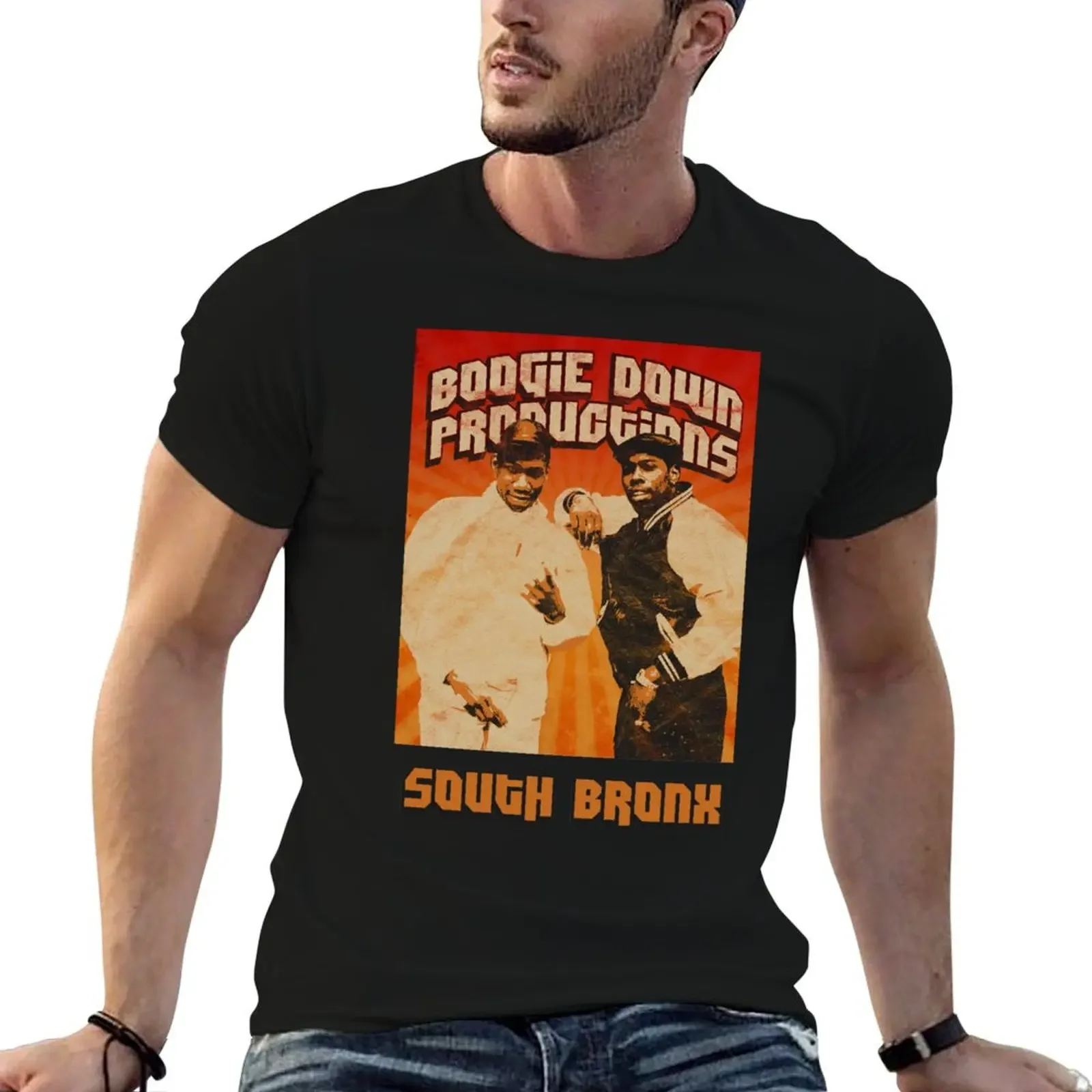 BDP Boogie Down Productions South Bronx T-Shirt basketball graphic tees street wear anime t shirts sweat shirts, men