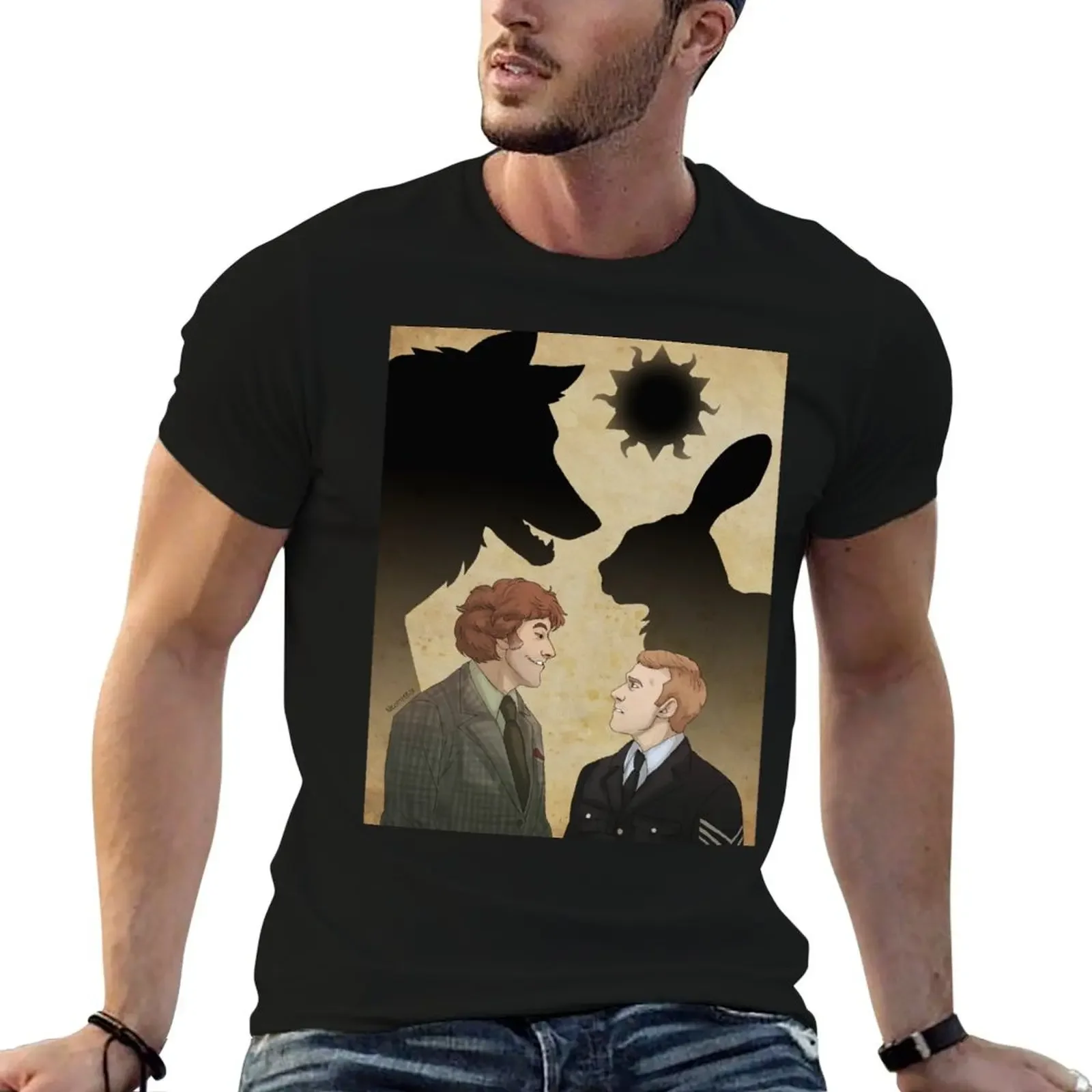 The Wicker Man - Howie and Lord Summerisle T-Shirt oversized tops fitted t shirts for men