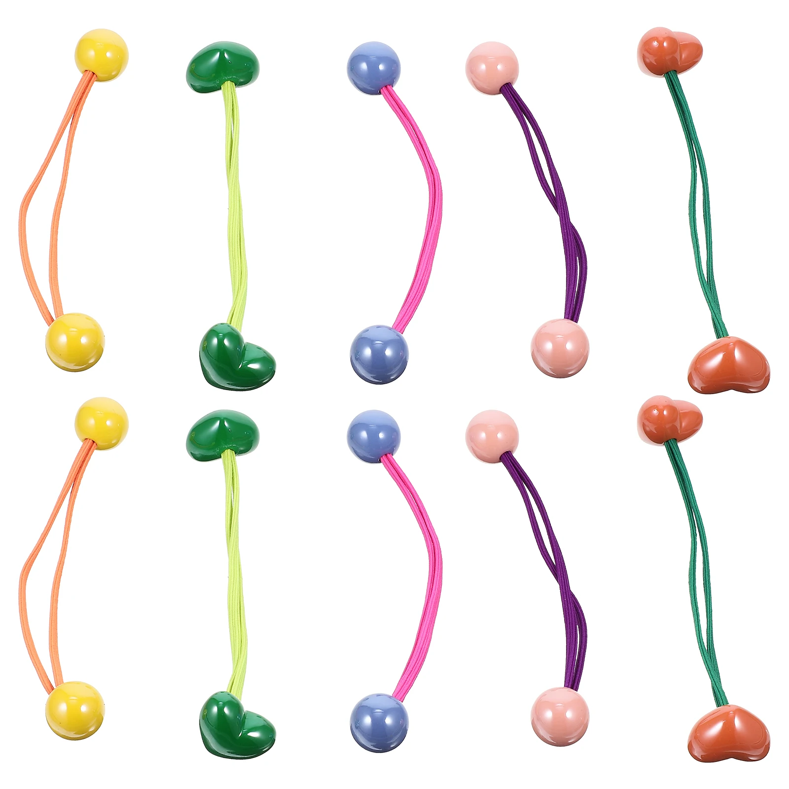 

10 Pcs 's Hair Rope Girls Accessories for Elastics Toddler Ponytail Holders