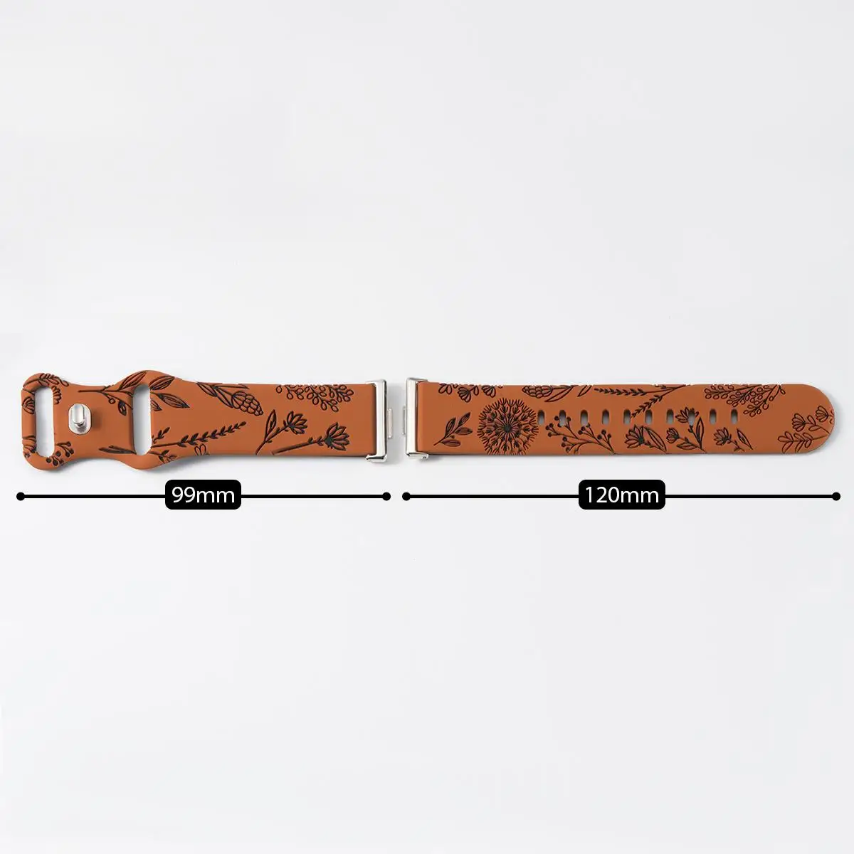 حزام بتصميم مطبوع + حافظة لهاتف Huawei Watch Fit 4 / Watch Fit 4 Pro Protector حافظة من البولي يوريثان حزام رياضي على شكل زهرة لسوار Huawei Fit 3