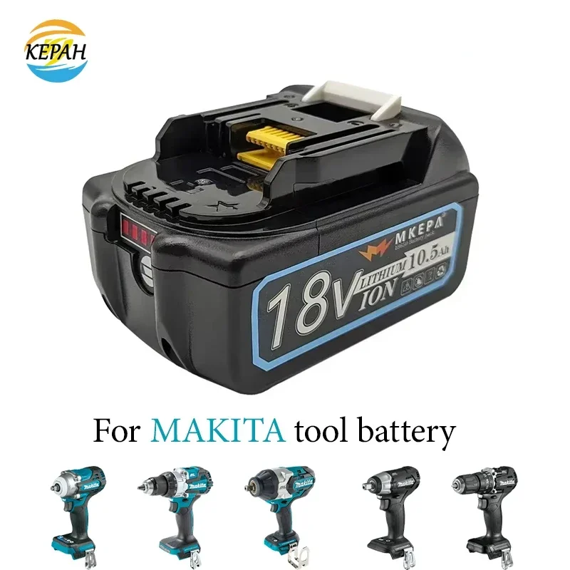 

Suitable For Makita 18V 10500mAh Rechargeable Power Tool Batteries,18V Makita Li-ion Batteries,Replacing LXTBL1830 BL1860 BL1850