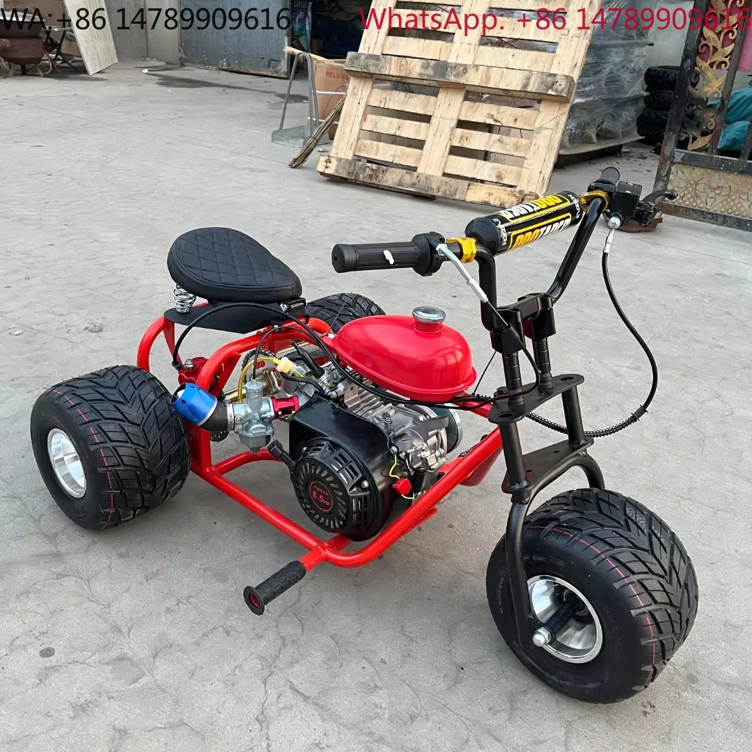 212cc 8.5 4-Stroke Gas-Powered Pedal Go Kart 60km/h Off-Road Outdoor Park Adult Racing Drift Kart Go Kart Accessories