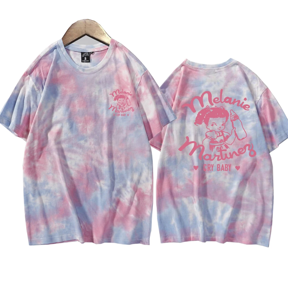 Cry Baby-Melanie Martinez Tie Dye Shirts Unisex Round Neck Short Sleeve T-shirt