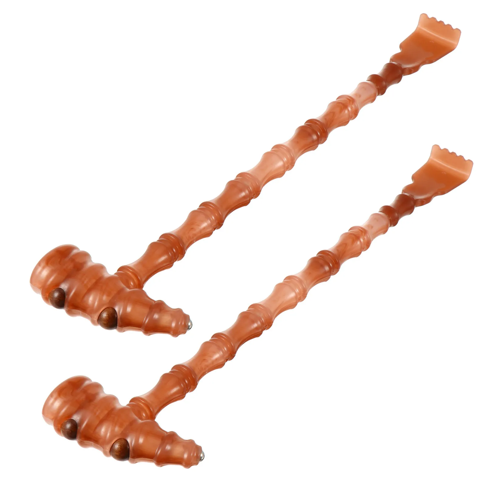 

2 шт., массажный молоток, пластиковая массажная палочка, портативный скребок для спины, снятие стресса в домашних условиях, путешествий