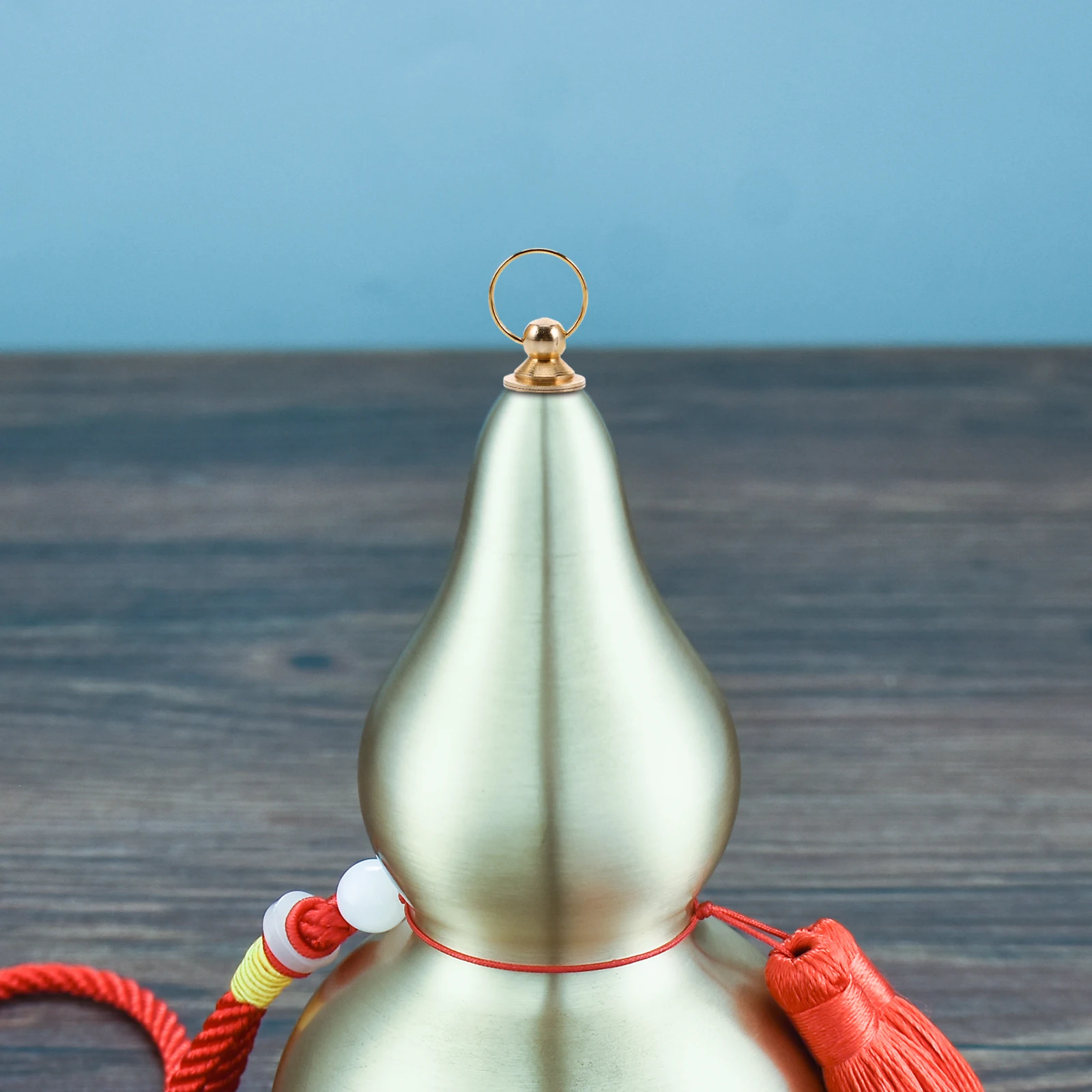 

6Pcs Copper Gourd Caps Decorative Brass Fittings Stylish Handcrafted Closures Easy Installation Rust Resistant Gourd