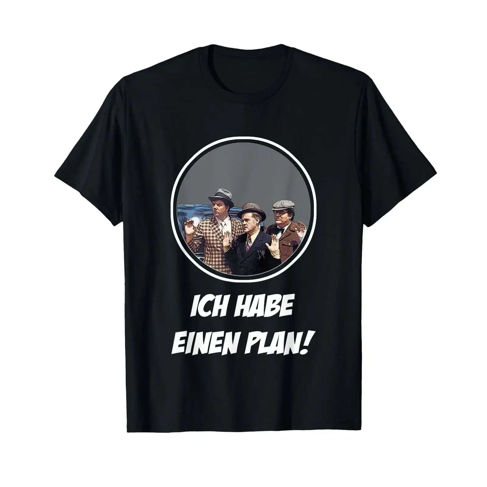 The Olsen Gang Mighty and Powerful Gimmick GDR Men's Half Sleeve T Shirt Black S vintage Washed Stylish designer clothes Unisex