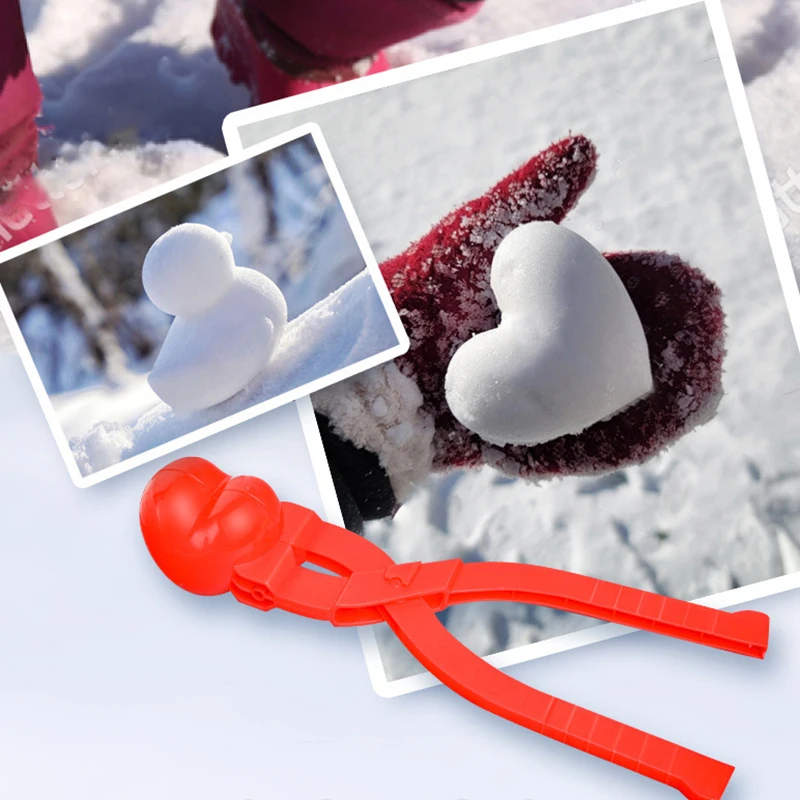Zufällige Farbe Schneeball Klemme Mehrere Form Schneeball Machen Zange Winter Outdoor Schnee Spielen Sport Spielzeug Kinder Schneeball Werfen Werkzeug
