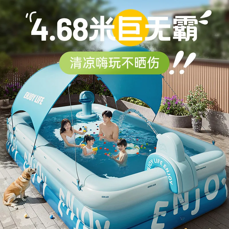 

Swimming Pool Thickened Large Indoor Outdoor One Click Inflatable Swimming Pool Adult Children Family Swimming Pool