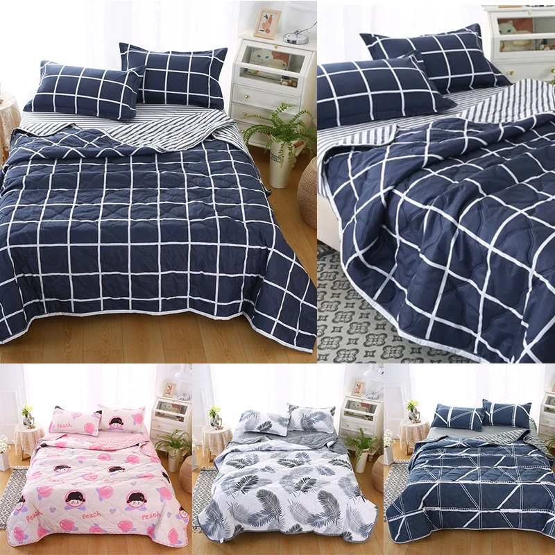 

Cool Summer Thin Quilt Soft Air Conditioning Comforter Cold Quilt/Duvet/Blanket Bed Duvets for Four-season Single Bed Quilt