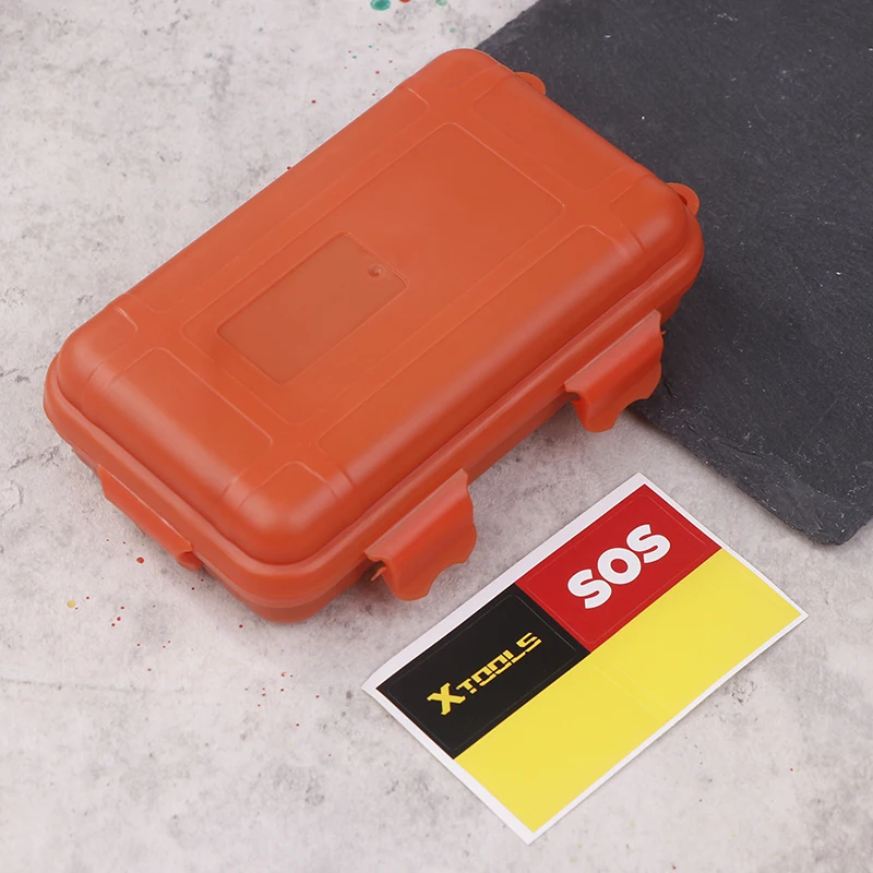 Outdoor Shockproof Waterproof Boxes Survival Airtight Case Holder For Storage Matches Small Tools Travel Sealed Storage Box