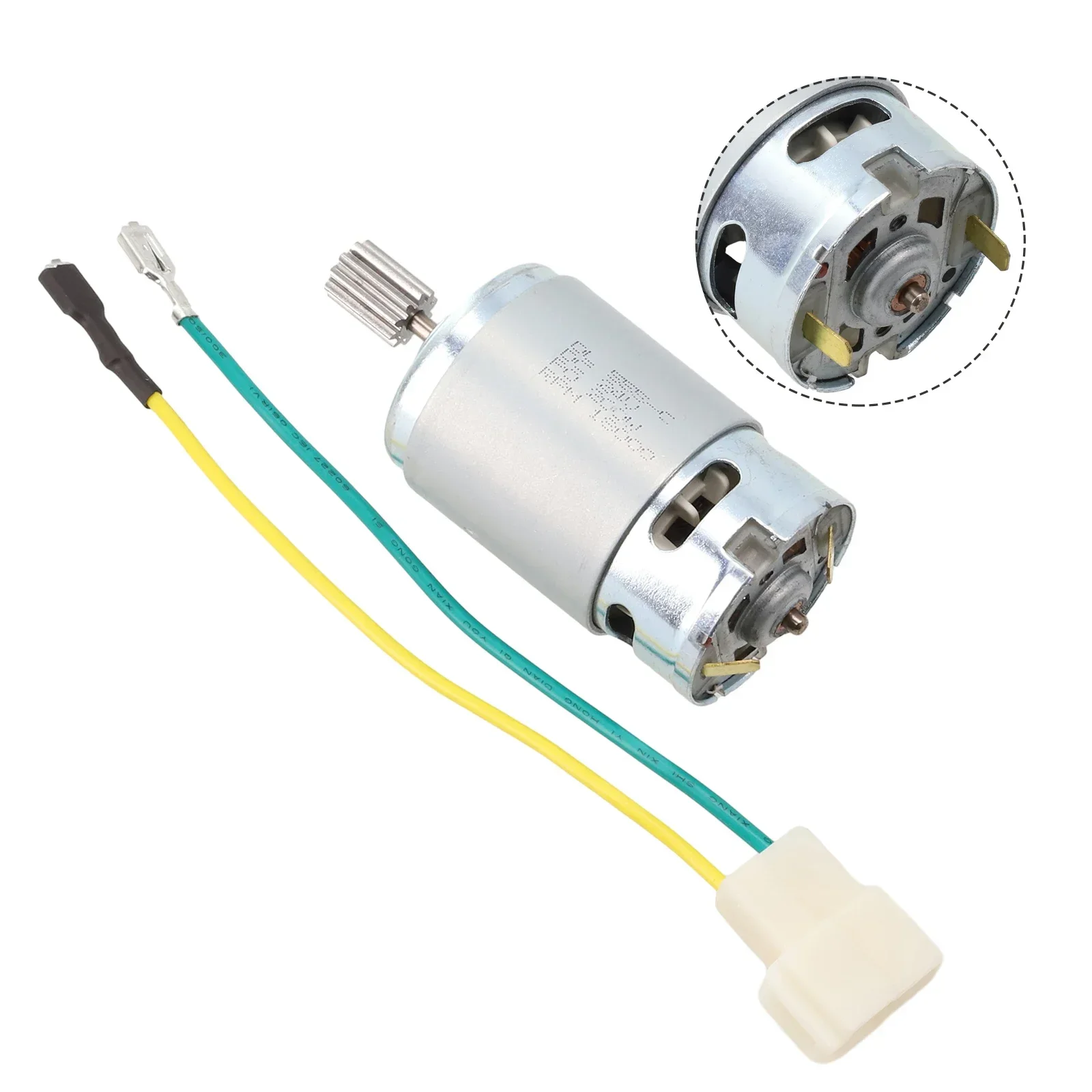 IDC Connector Electric Car Motor Gearmotors 24V Children\'s DL 555-C Electric Vehicle Toy Motor For Electrical Testing