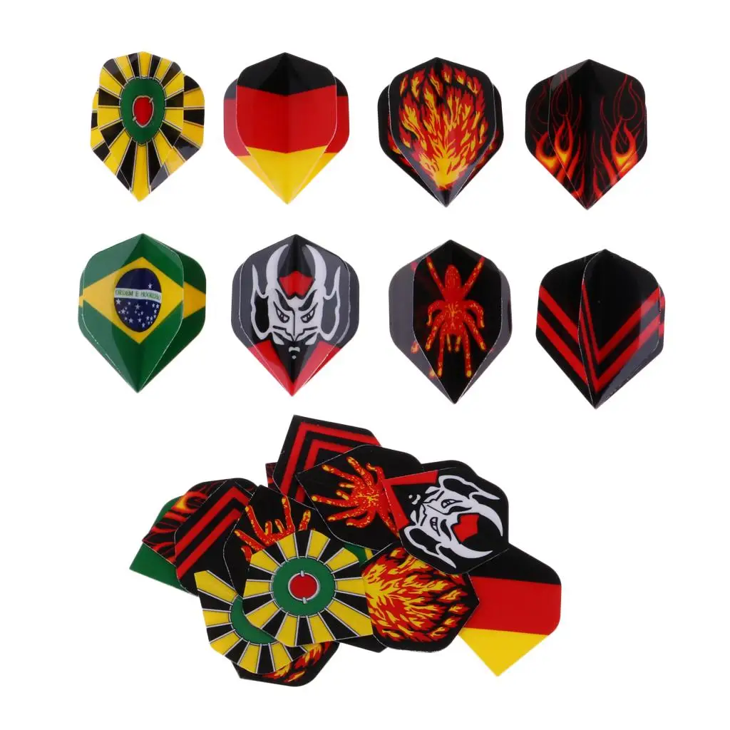

Durable Dart Flights PET Material Dart Tail Synonym Kit for Darts Spare Parts Professional Usage