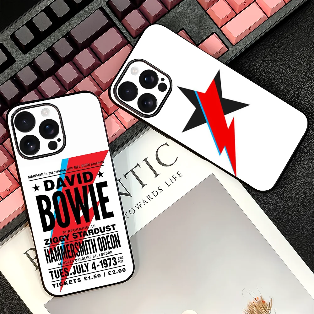 

D-David Singer B-Bowie Phone Case For iPhone 16 15 14 13 12 11 PRO MAX PLUS Mini TPU Soft to Skin-friendly case