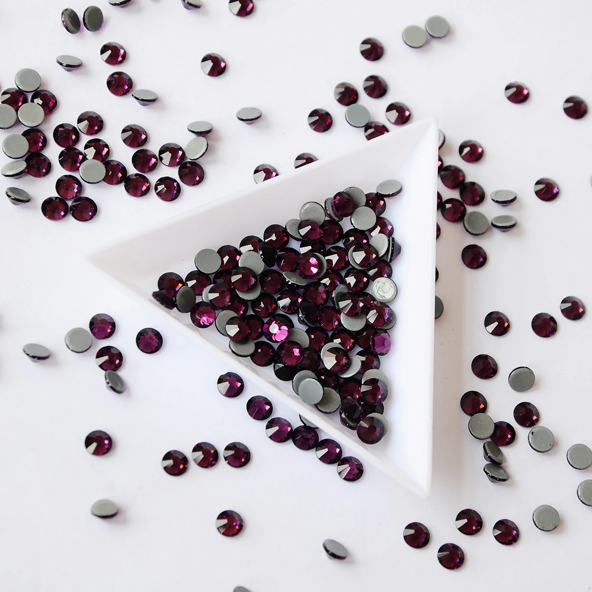 PUBRILEX Kristallglas Strasssteine zum Aufbügeln, Hotfix Strass, DIY-Zubehör, Strasssteine für Textilhandwerk, Kleidungsstücke, Kleiderdekoration – Detail 3
