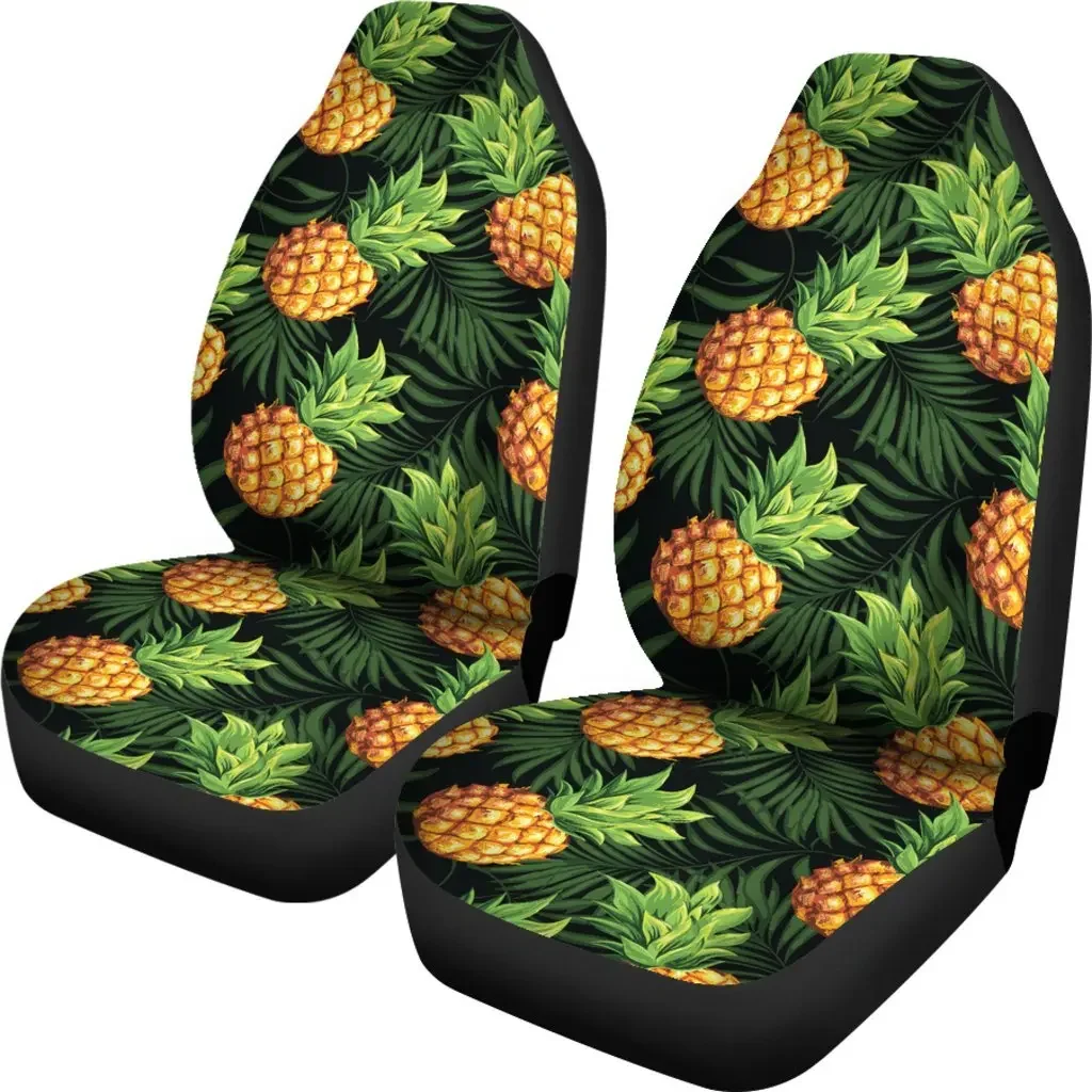 Pineapple Seat Cover Car Seat Covers Set 2 Pc, Car Accessories Car Mats 09