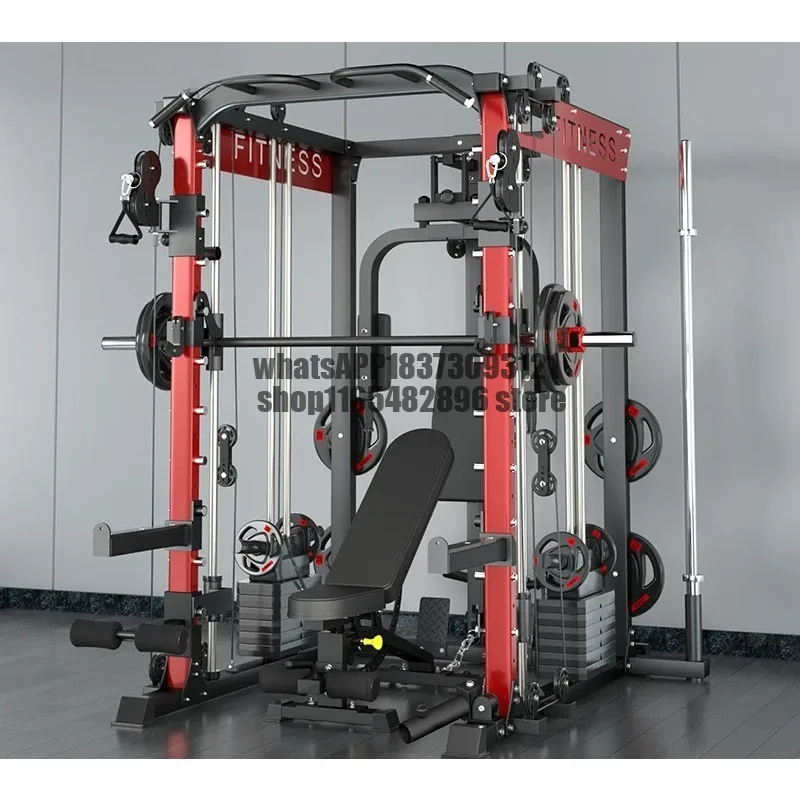 Commercial comprehensive trainer Household fitness equipment Flying bird gantry multi-functional combination squat rack
