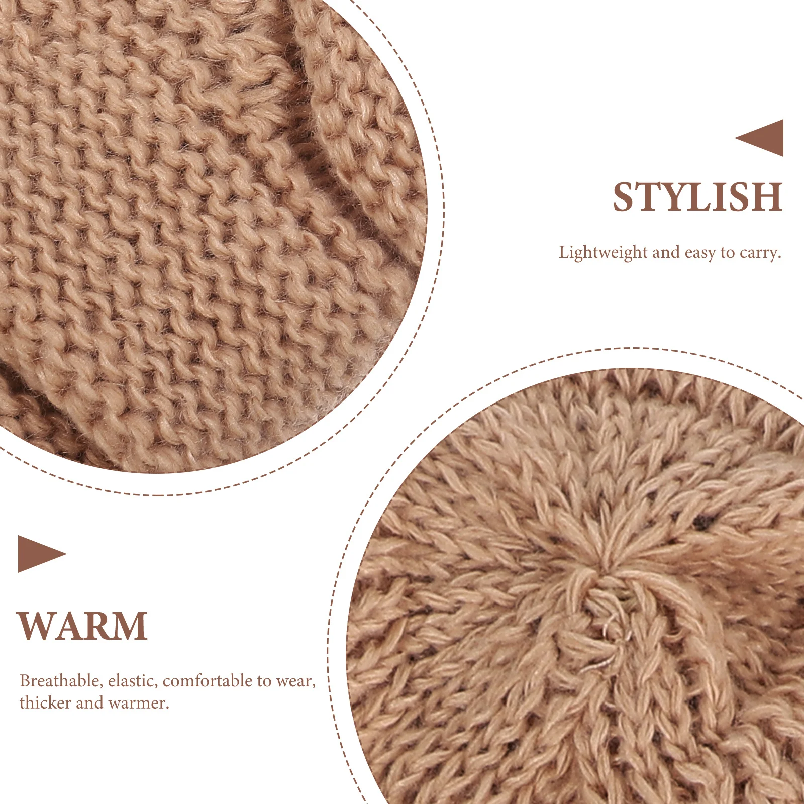 قبعة شتوية نسائية دافئة ومريحة، قبعة مرنة قابلة للتنفس، خفيفة الوزن، تصميم إبداعي، أنشطة داخلية وخارجية، هدايا الحفلات #5