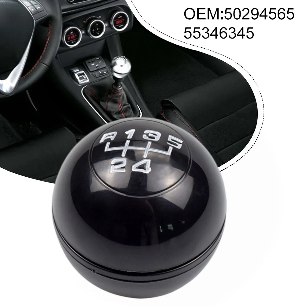5 Speed Gearshift Knob Lever for Alfa For 2010 through 2018 Direct Fit Replacement Part Number 50294565 55346345