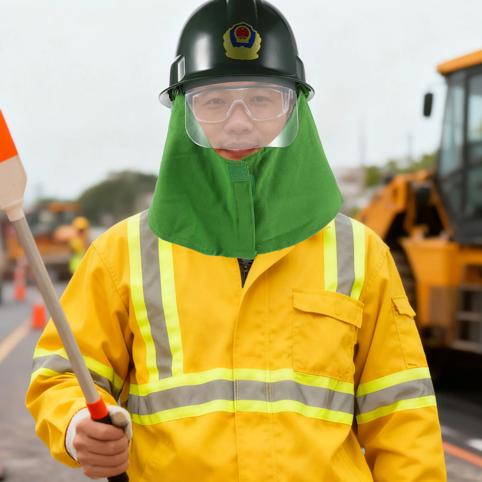 رجال الإطفاء الكبار مقاومة درجات الحرارة العالية خفيفة الوزن حماية من الصدمات معدات السلامة لمكافحة الحرائق لهب بلاستيكي #5