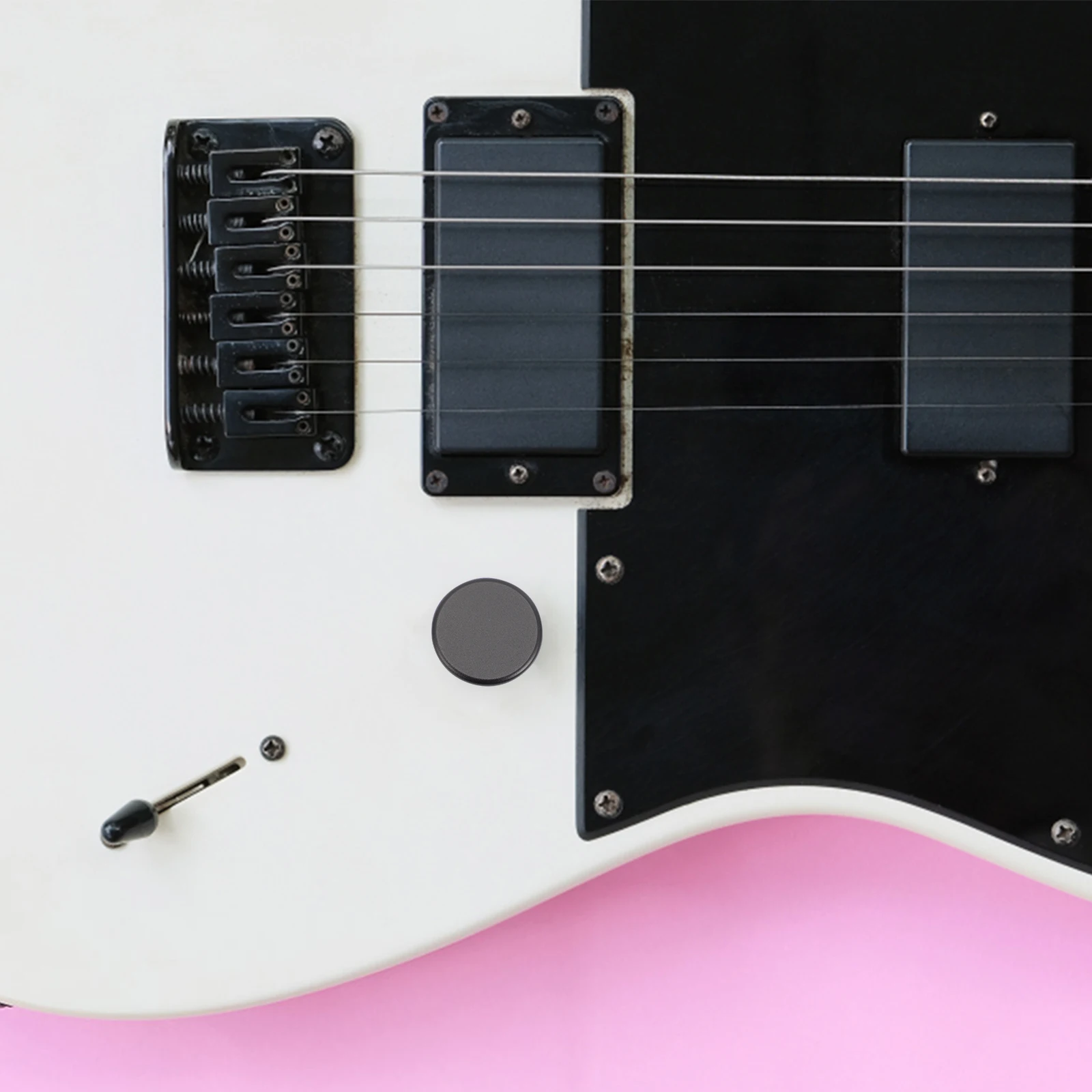 

Electric Guitar Foot Nail Cap Pedal Knob Aluminum Knobs Universal Button Black Caps Guitars