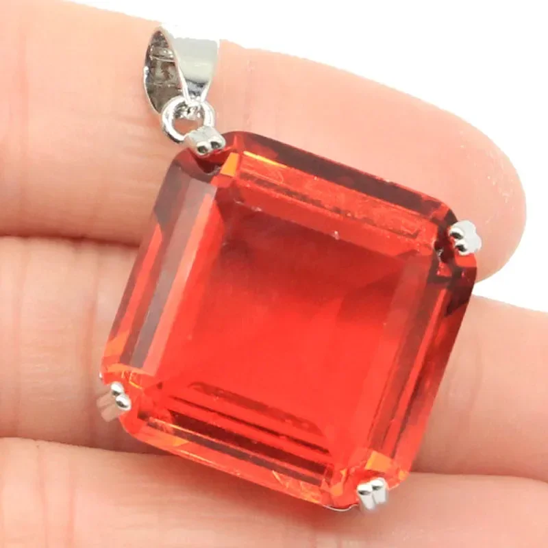 

12 г индивидуальный куЛОН из натурального серебра 925 пробы, лондонский синий топаз, оранжевый спасртрин, гранат, перидот, аквамарин, турмалин