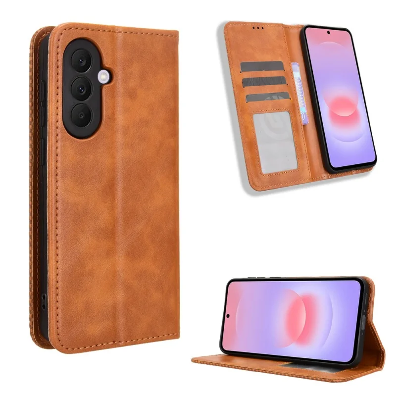 For Samsung Galaxy A57 5G Luxury Flip Leather Wallet Magnetic Full Adsorption Stand Case For Galaxy A57 5G Phone Case