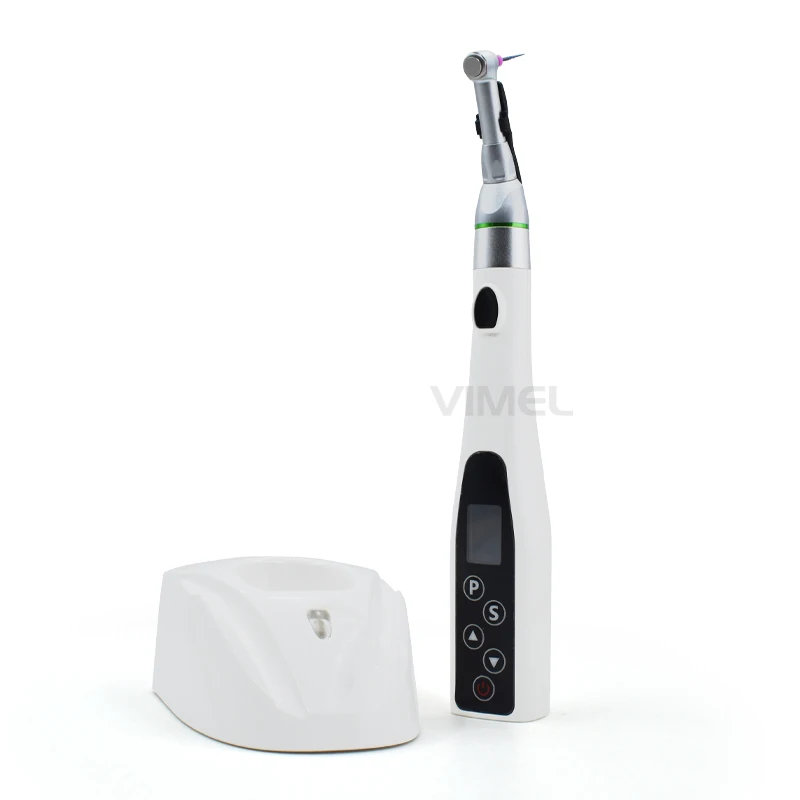 Wireless den tal Endo Motor Endodontic Root Canal with LED Light 16:1 Reduction Contra Angle Handpiece  Endodontic Instrument