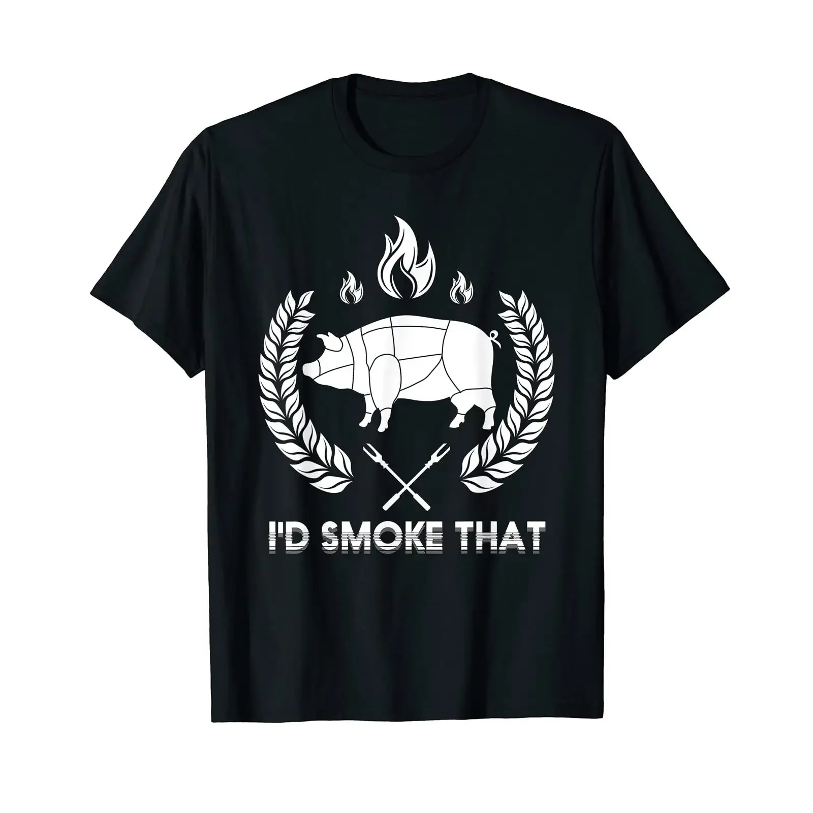 BBQ Grillparty Schweinefleisch Grillmeister Lustiges Grillen T Shirt vintage Washed Versatile graphic streetwear Soft Slightly