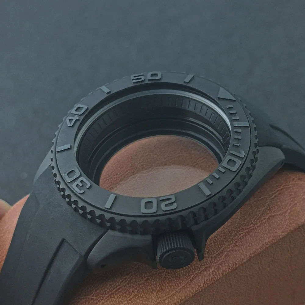 42mm Hochwertiges Herren-SKX007-Saphirgehäuse, Geeignet für NH35/36-Uhrwerk-Zubehör, Passend für 28,5mm Zifferblatt und 22mm Armband