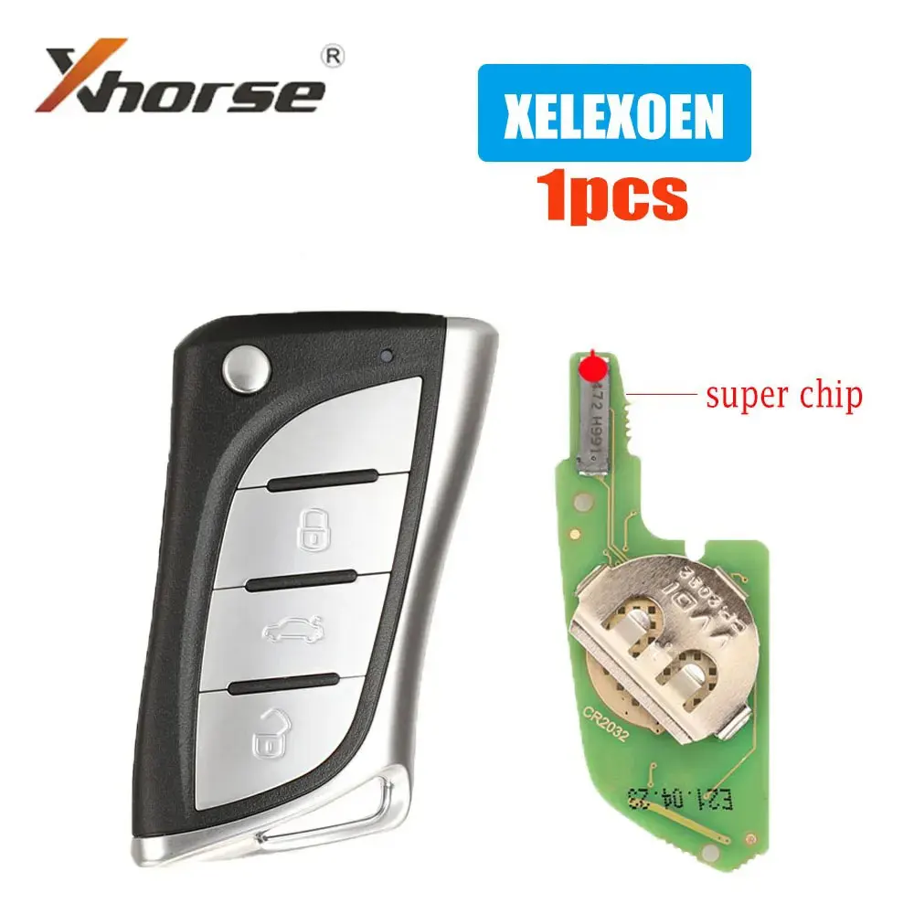 

1pcs/lot Xhorse XELEX0EN VVDI Super Remote Key with XT27 XT27A66 Super Chip Work for VVDI2 /VVDI MINI Key Tool/VVDI Key Tool Max