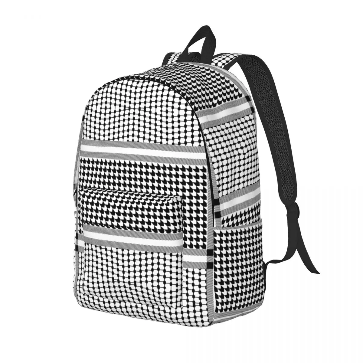 Zaino Keffiyeh palestinese per uomo donna Daypack arabo tradizionale mediorientale palestina Hatta Kufiya borsa per Computer portatile