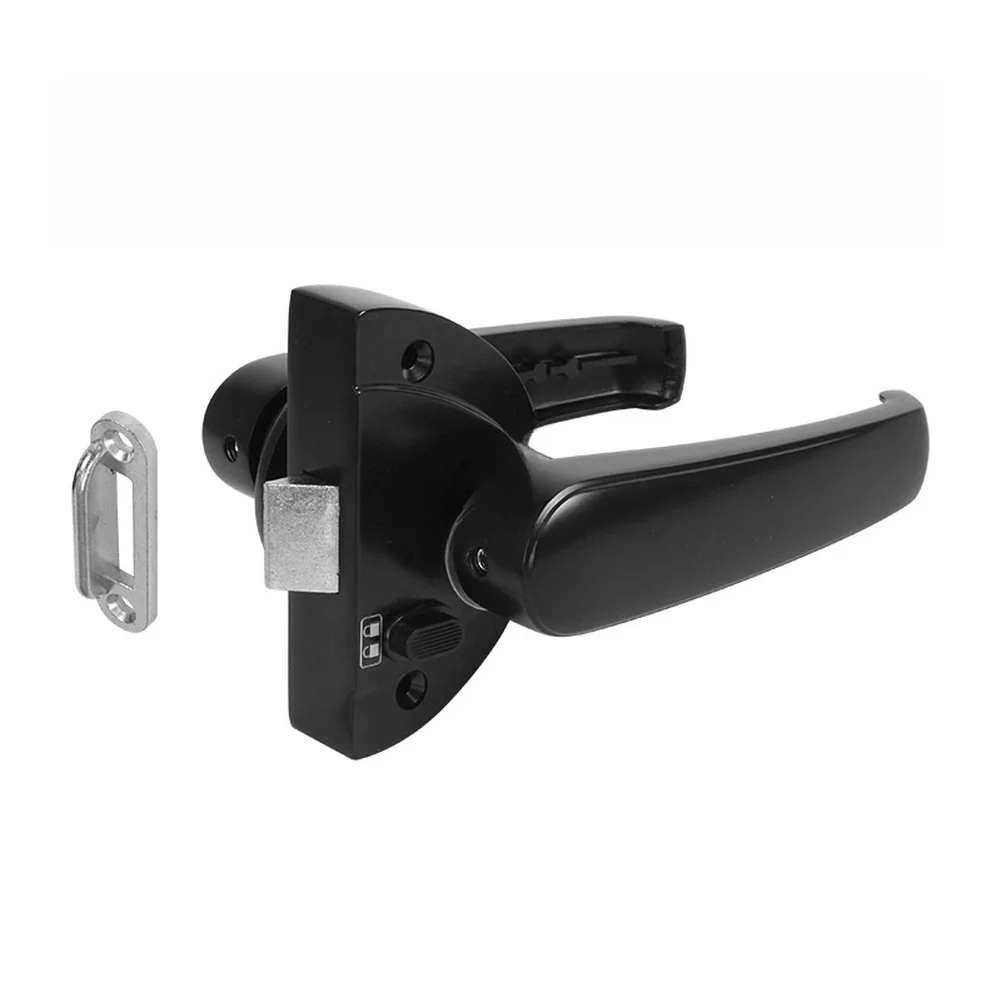 

RV Zinc Alloy Bathroom Door Lock With Deadbolt Push Button For Camper For Caravan For Motorhome Finish Keyless Entry System