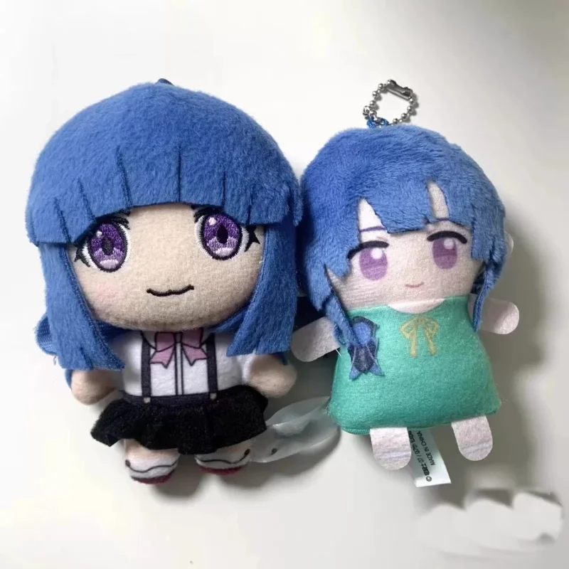 Muñeco de Peluche Higurashi When They Cry de 10 cm, Colgante para Fans, Peluche de Furude Rika, Muñeco de Peluche para Mochila, Regalo de Vacaciones