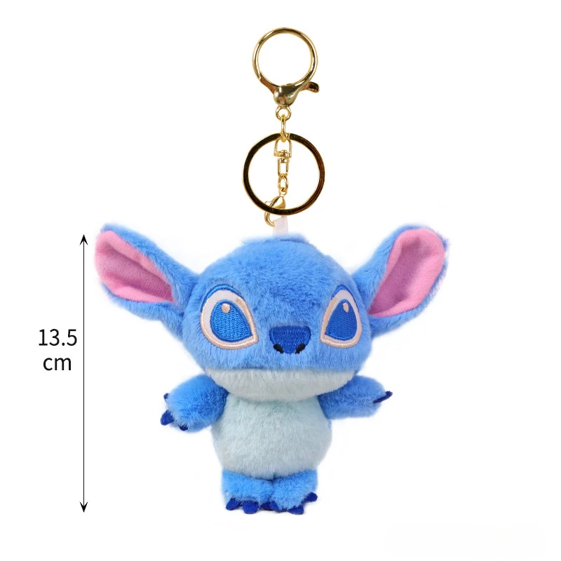 Disney-Porte-clés en peluche Stitch pour filles, jouet en peluche Kawaii, pendentif de sac en peluche mignon, joli cadeau d'anniversaire, CAN o & Stitch Butter Angel