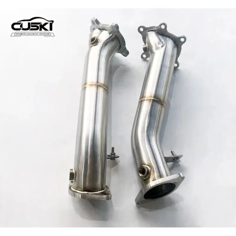 High Flow Exhaust Downpipe For Nissan GTR R35 Stainless Steel Muffler Down Pipe automobile Accessories exhaust system